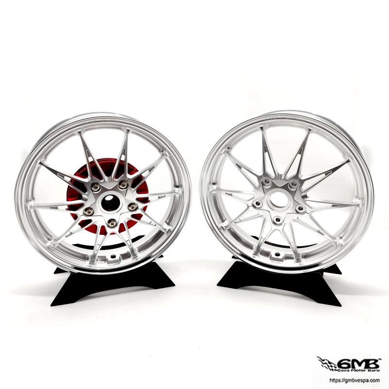 G-PRO GV-12 Forged Velg Sprint/Primavera Silver/Red