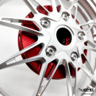 G-PRO GV-12 Forged Velg Sprint/Primavera Silver/Red