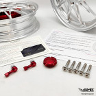 G-PRO GV-12 Forged Velg Sprint/Primavera Silver/Red