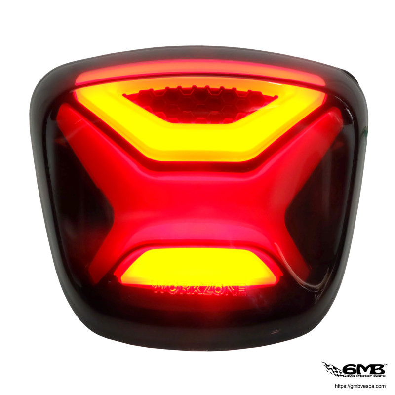 Workzone Stoplamp Vespa Sprint V2 Version Smoke