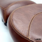 Piaggio seat GTV original leather brown