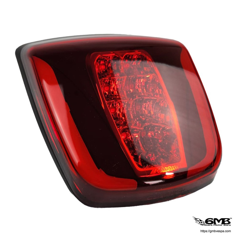 Zelioni New Dynamic LED Stoplamp Sprint/Primavera Red Black Colour