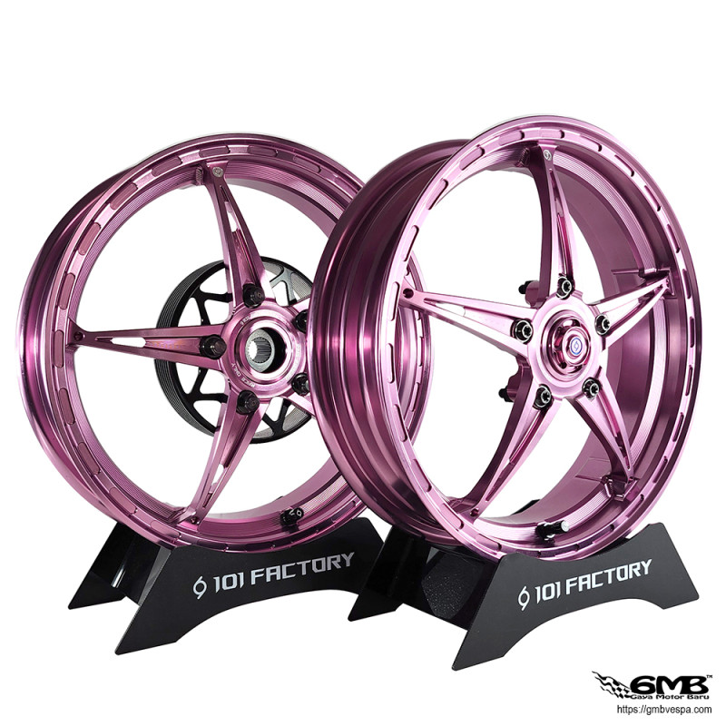 1O1 Factory Wheel Set P145 Series 12" - Pink Color