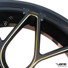 1O1 Factory Wheel Set X.I.N. Series 12" Black Stripe Gold LIMITED