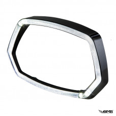 A-Plus Headlamp Rim for Vespa Sprint Black Gloss