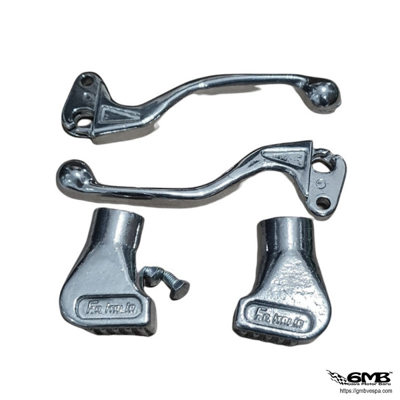 FA Italia Lever Kit Stand Feet Chrome Vespa PTS