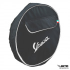 FA Italia Spare Wheel Cover for 10inch tyres for Vespa - Black