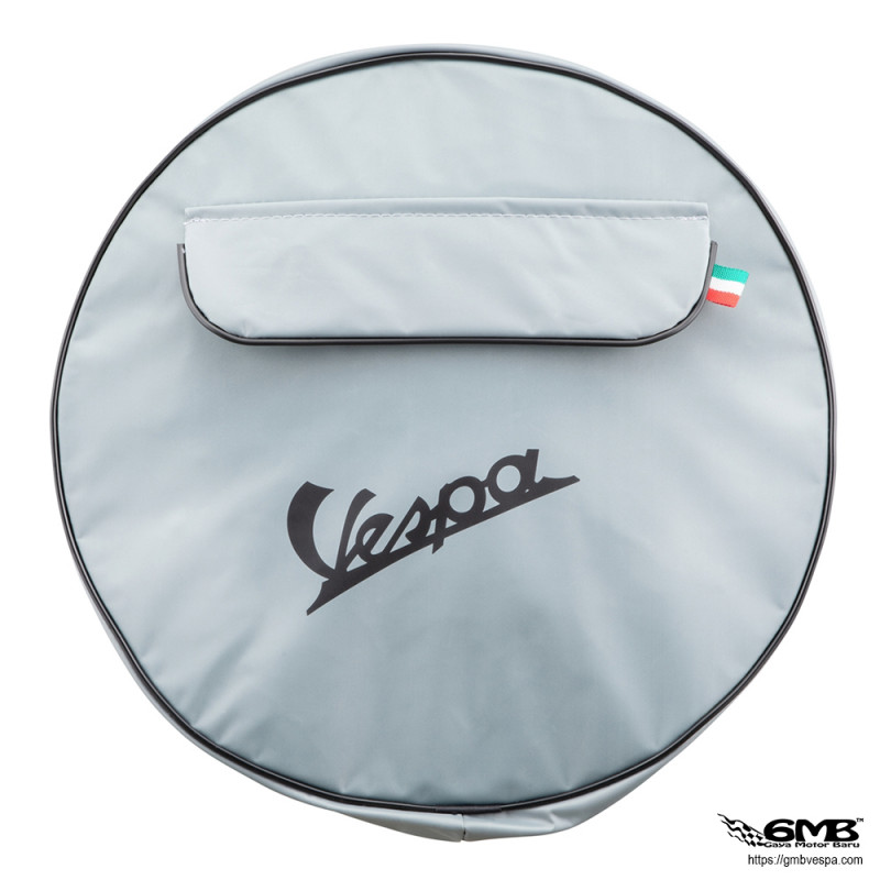 FA Italia Spare Wheel Cover for 8inch tyres for Vespa - Grey