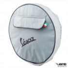 FA Italia Spare Wheel Cover for 8inch tyres for Vespa - Grey