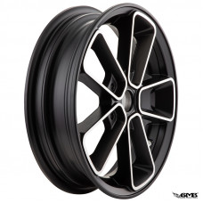 SIP Rim Pordoi Vespa GTS 3.00-12inches Black Silve...