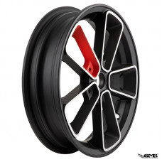 SIP Rim Pordoi Vespa GTS 3.00-12inches Black Red -...