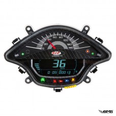 SIP Digital Speedo Vespa Sprint/Primavera Black Ca...