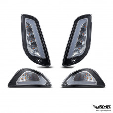 Zelioni Turn Signal LED Smoke Glass for Vespa LX