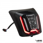 Zelioni New Dynamic LED Stoplamp for Vespa GTS Smoke Colour